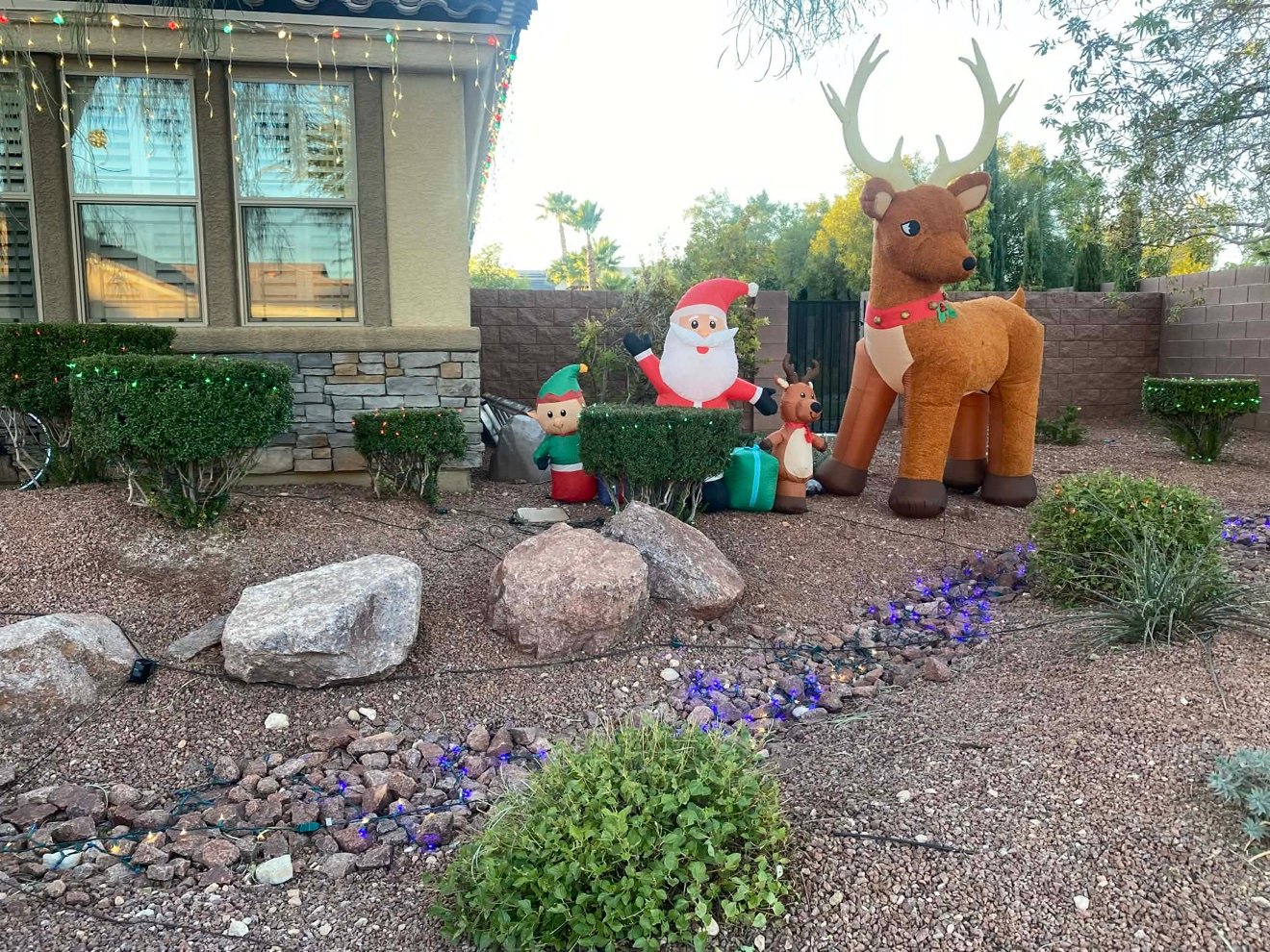 Holiday decor ready by day